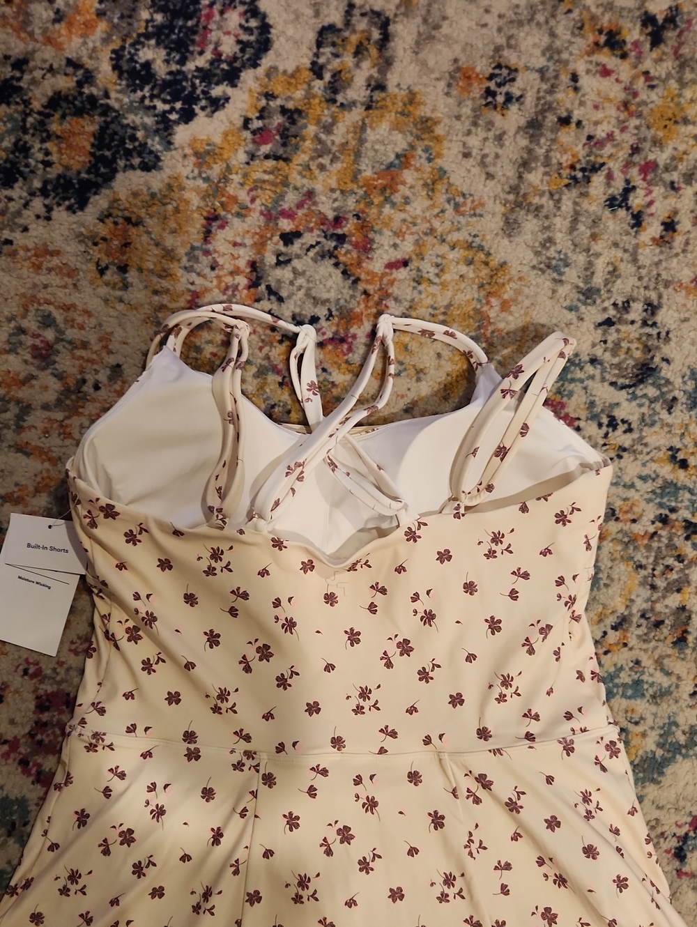 Joy Lab SZ L Floral Print Active Dress/built In Shorts - Picture 4 of 8